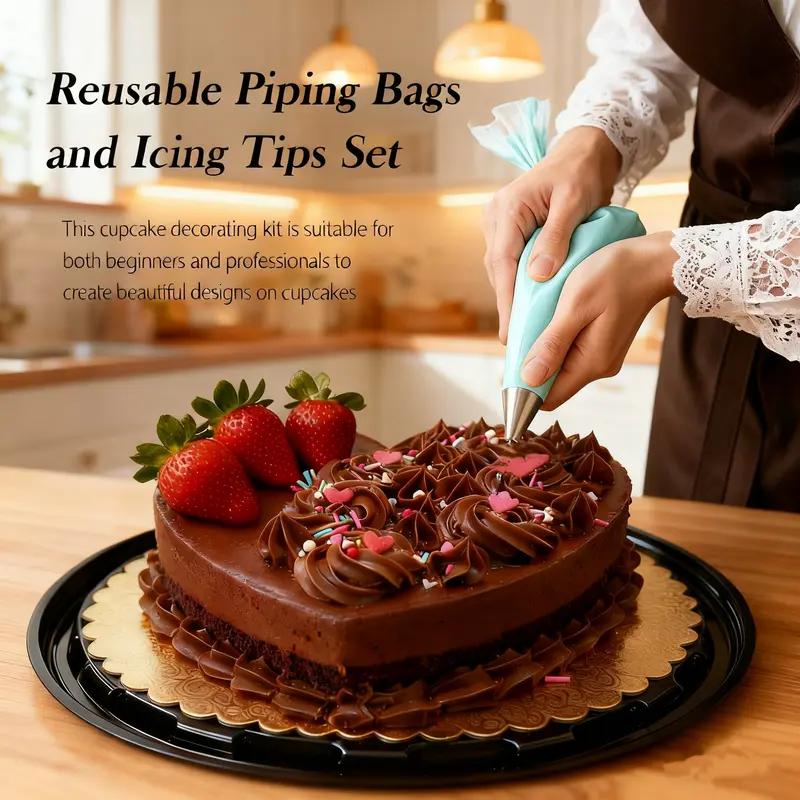 Decorating Tip Set - 40Pcs Cake Decorating Piping Set |