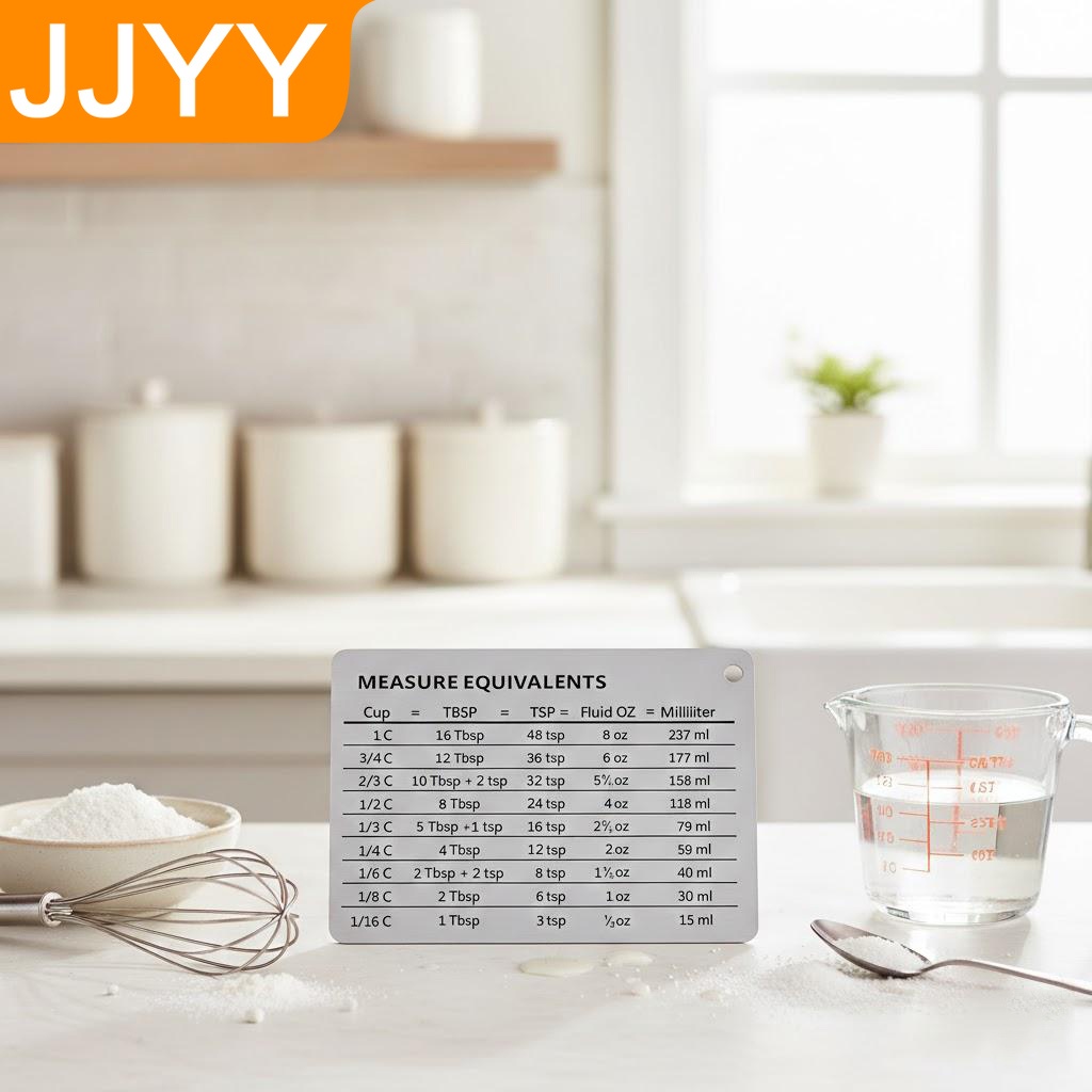 Kitchen Baking Conversion Chart - Stainless Steel Kitchen Scale with Baking
