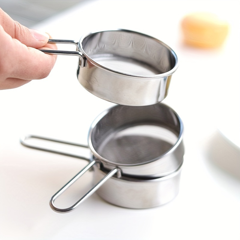 Mini Kitchen Baking - 1pc Mini Stainless Steel Strainer Durable