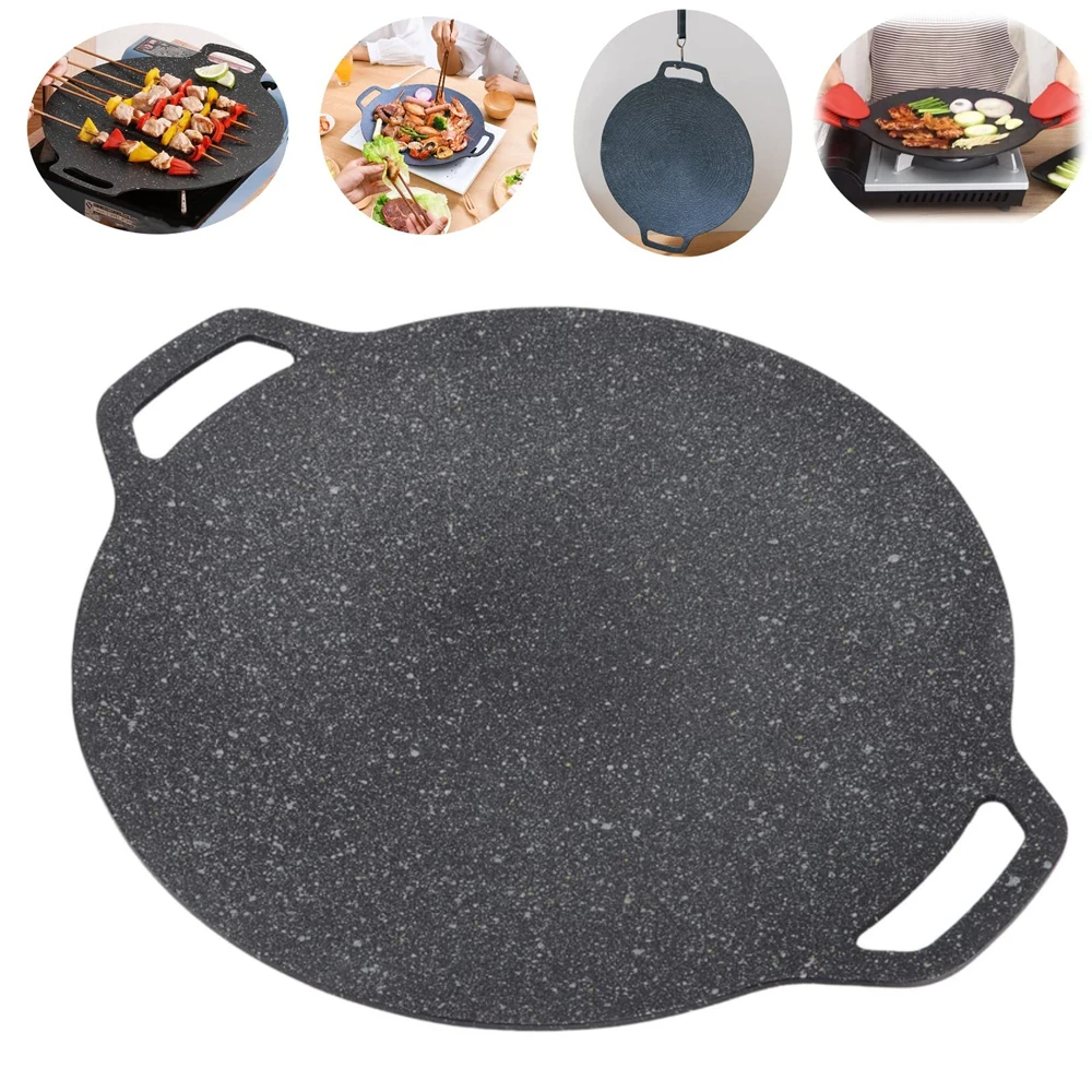 Kitchen Baking Tray Organiser - 28-34CM Outdoor BBQ Grill Pan BBQ