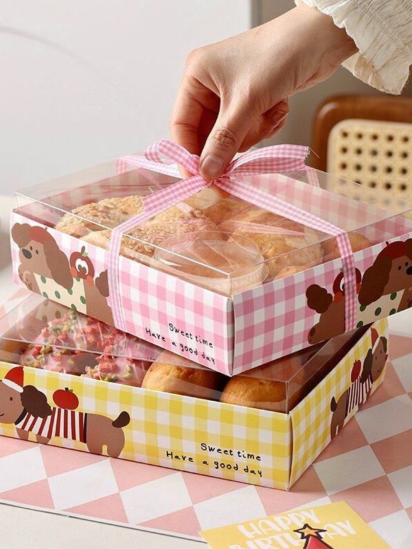 Baking Kitchen Diy - Transparent Korean Sle Cake Dert Paaging