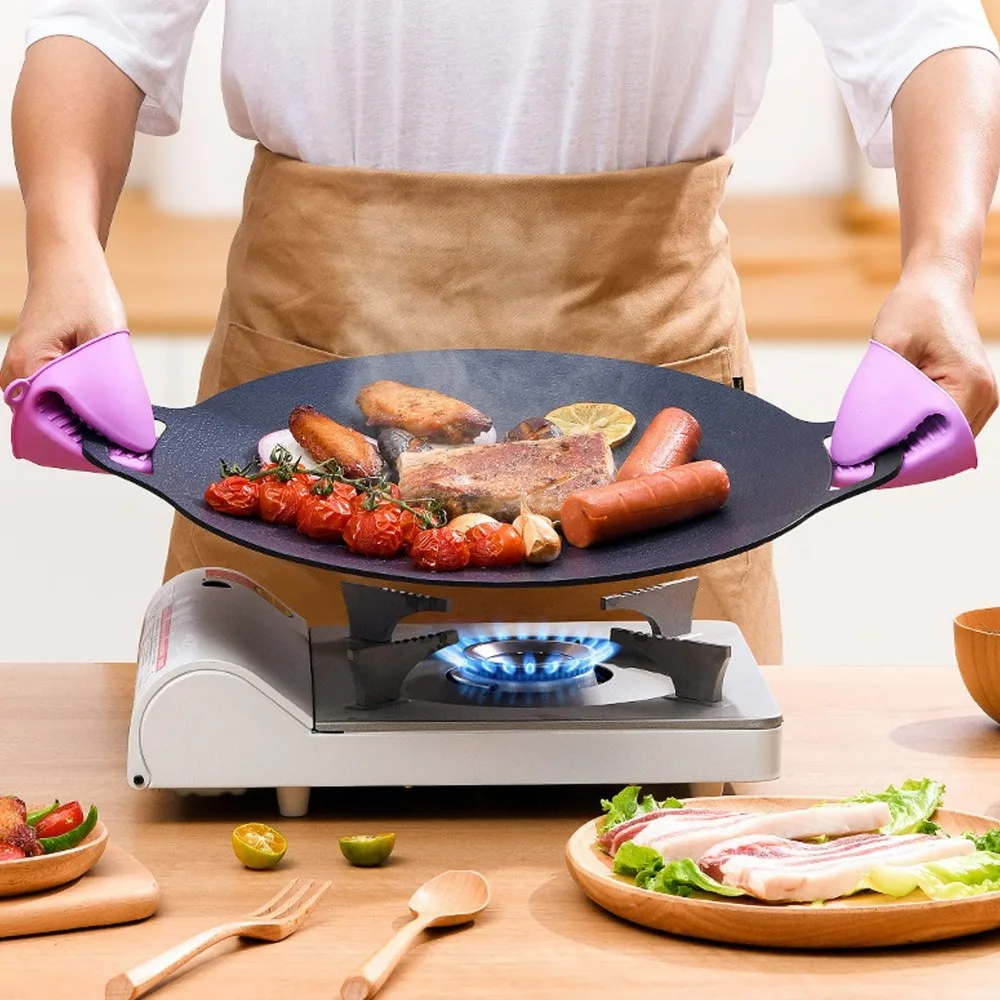 1pc BBQ grill pan Medical ston - Kitchen Baking Tray Organiser recensione e prezzo