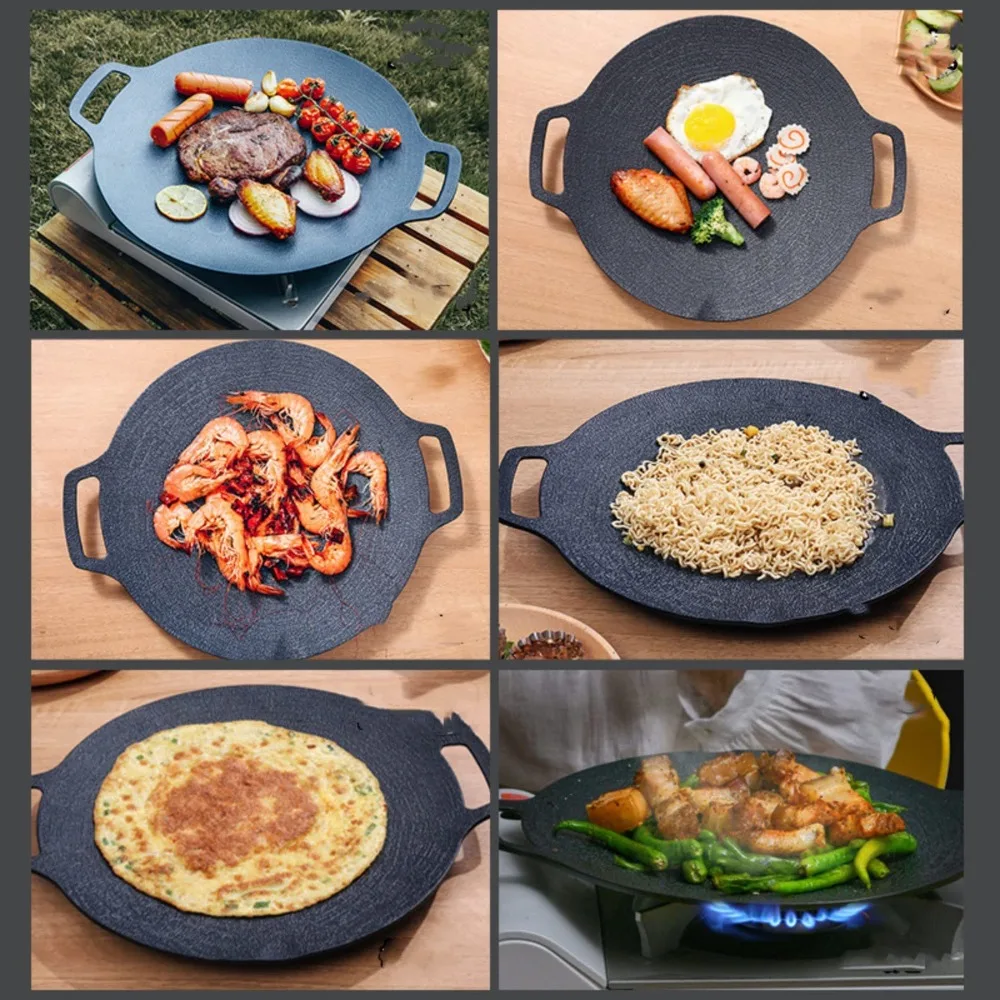 1pc BBQ grill pan Medical ston - Kitchen Baking Tray Organiser recensione e prezzo