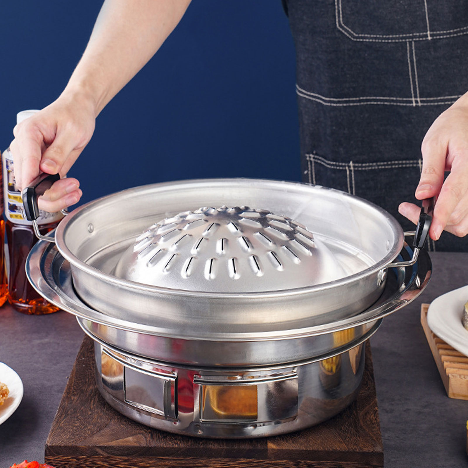 Thai Barbecue Grill Pan Thai B - Kitchen Baking Tray Organiser recensione e prezzo