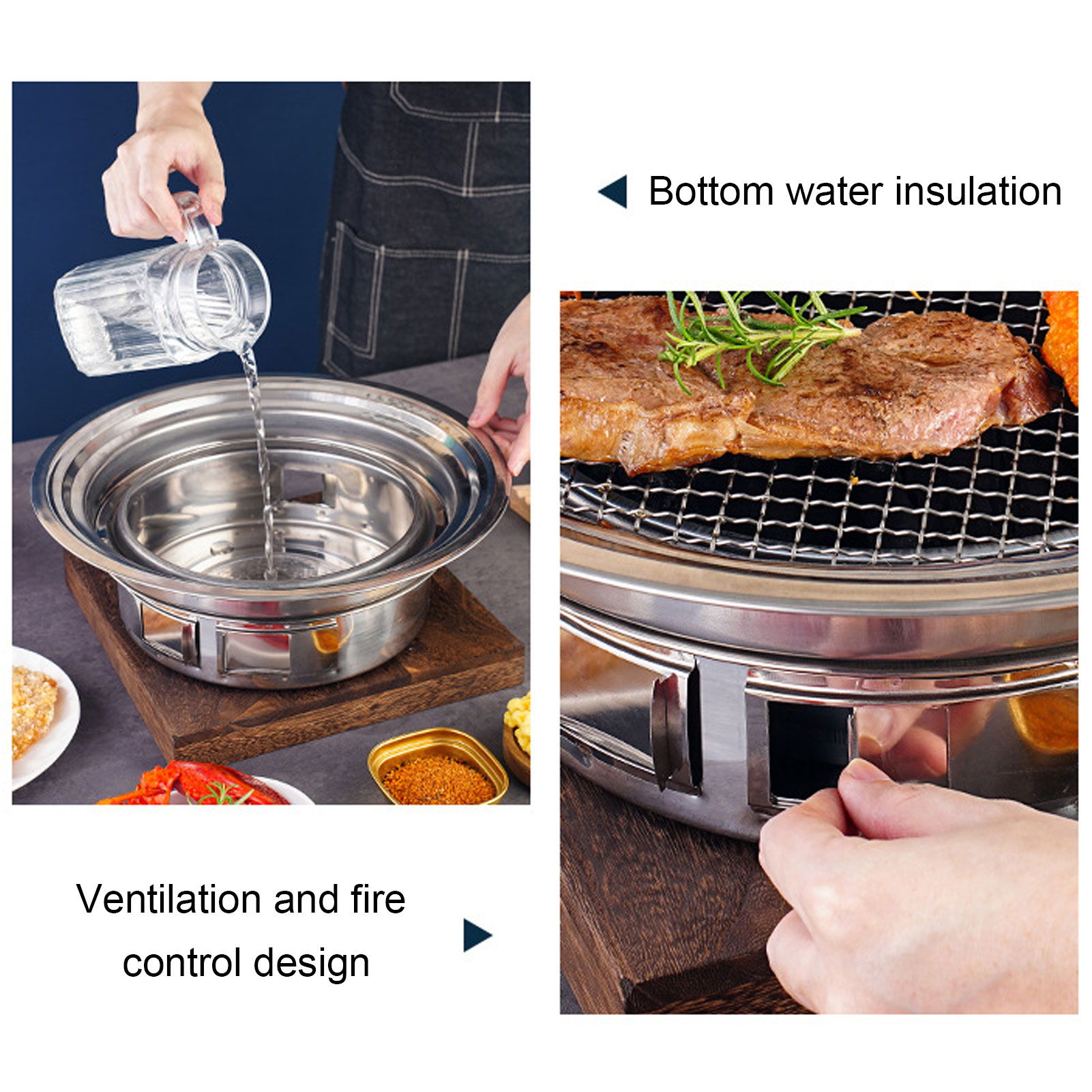 Thai Barbecue Grill Pan Thai B - Kitchen Baking Tray Organiser recensione e prezzo
