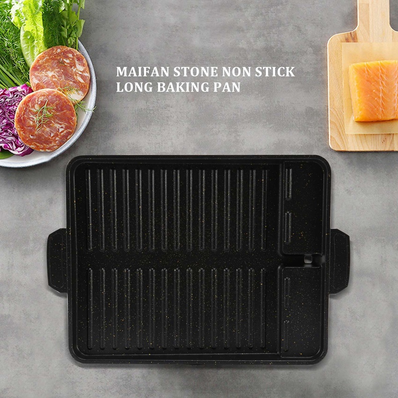 Portable Korean BBQ Grill Pan  - Kitchen Baking Tray Organiser recensione e prezzo