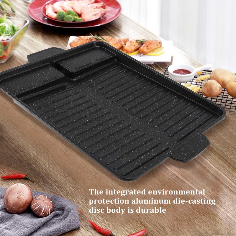 Portable Korean BBQ Grill Pan  - Kitchen Baking Tray Organiser recensione e prezzo