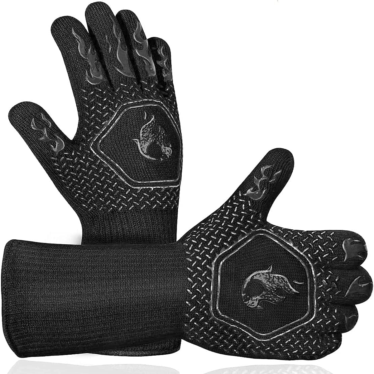 BBQ Grill Gloves High Temp Res - Kitchen Baking Gloves recensione e prezzo