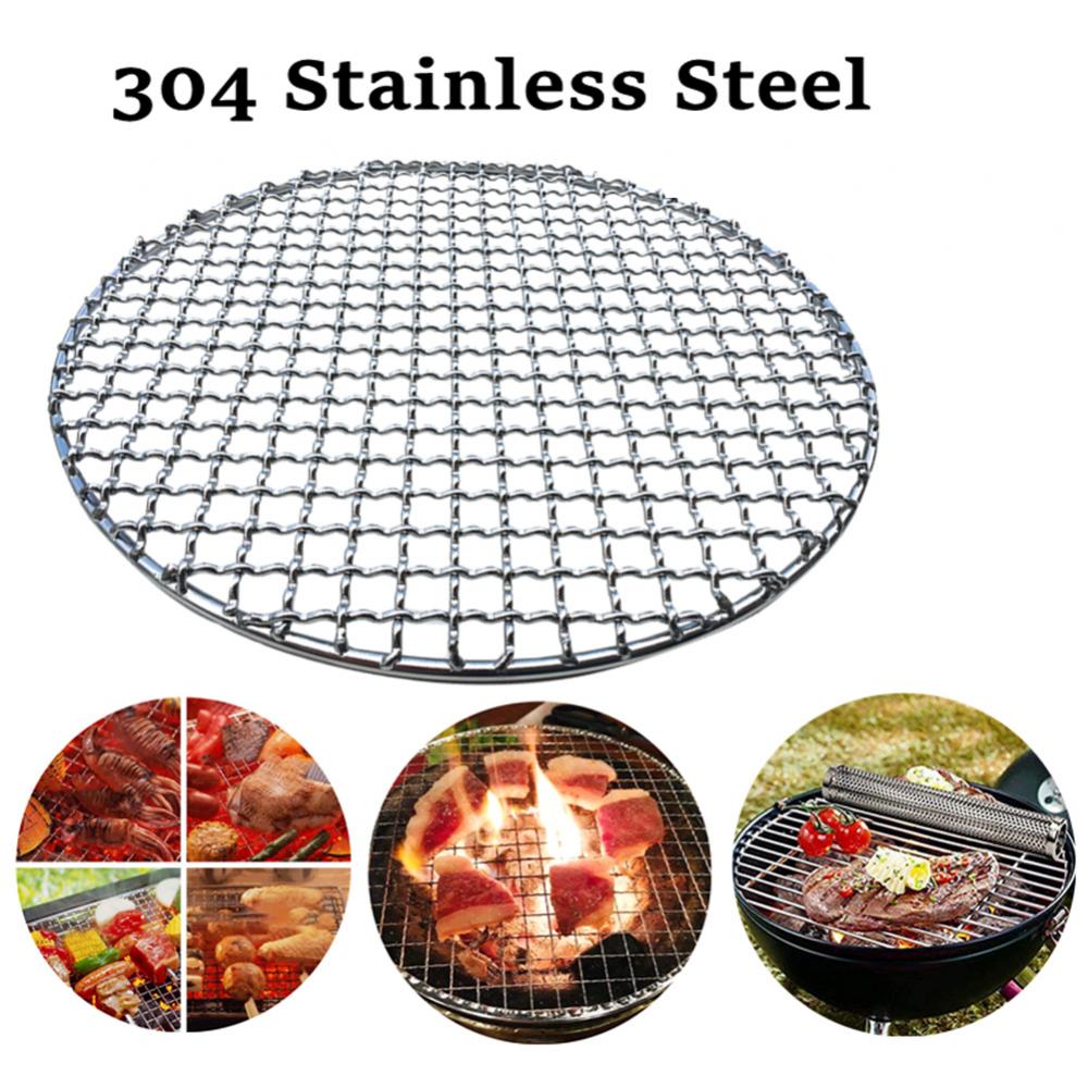 Stainless Steel Round BBQ Gril - Kitchen Baking Tray Organiser recensione e prezzo
