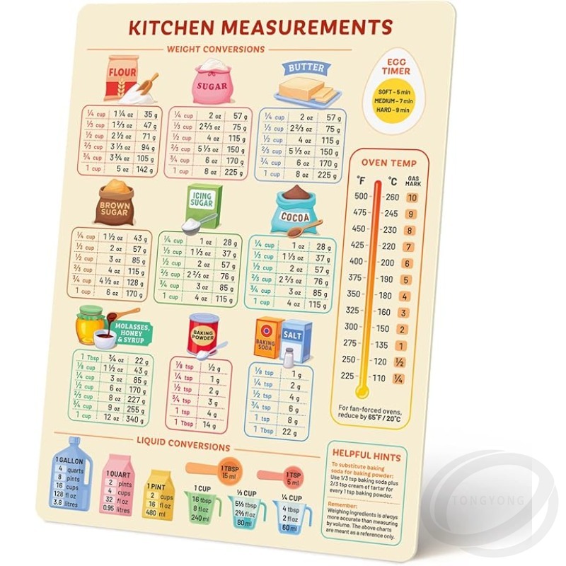 Kitchen Conversion Chart Magne - Kitchen Baking Conversion Chart recensione e prezzo