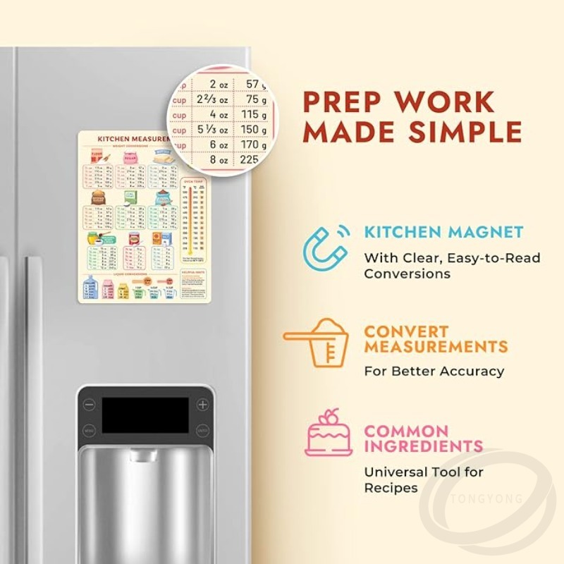 Kitchen Conversion Chart Magne - Kitchen Baking Conversion Chart recensione e prezzo