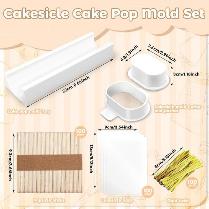 Cake Pop Mold Set with Tray No - Baking Kitchen Diy recensione e prezzo