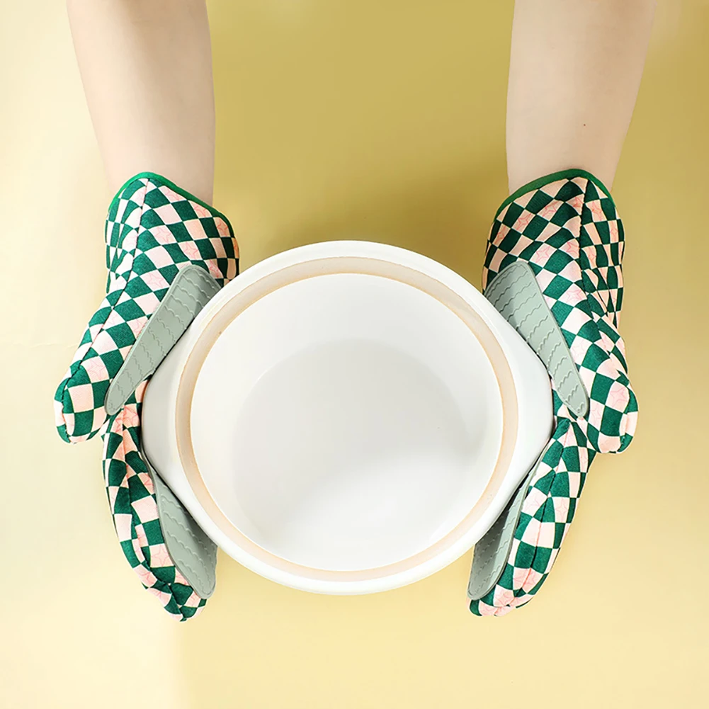 Silicone Oven Mitts Heat Resis - Kitchen Baking Gloves recensione e prezzo