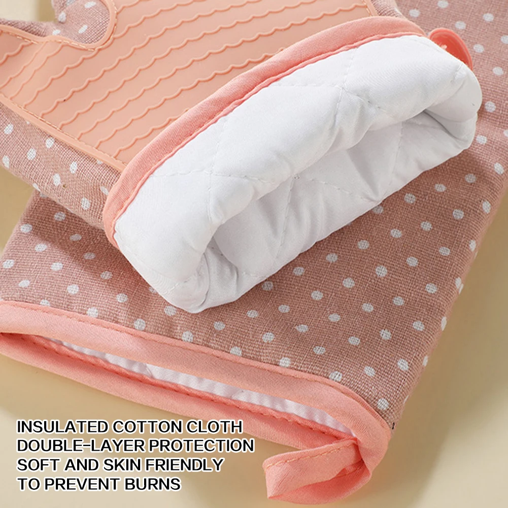 Silicone Oven Mitts Heat Resis - Kitchen Baking Gloves recensione e prezzo