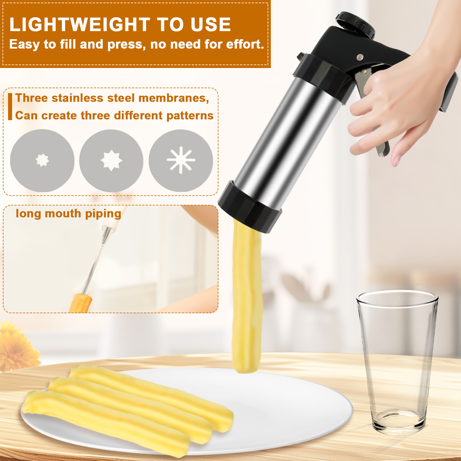 Churrera Churro Maker Machine  - Kitchen Baking Machine recensione e prezzo