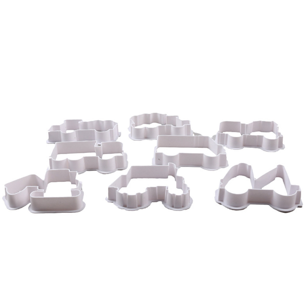 8Pcs Car Transport Design Plas - Baking Kitchen Diy recensione e prezzo