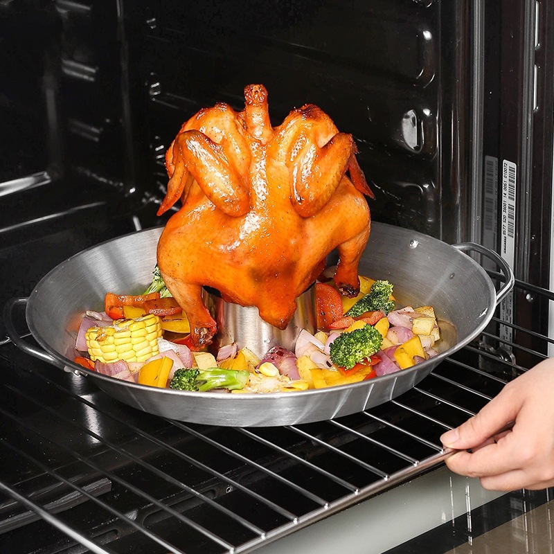 BBQ Stainless Steel Chicken Ho - Kitchen Baking Tray Organiser recensione e prezzo