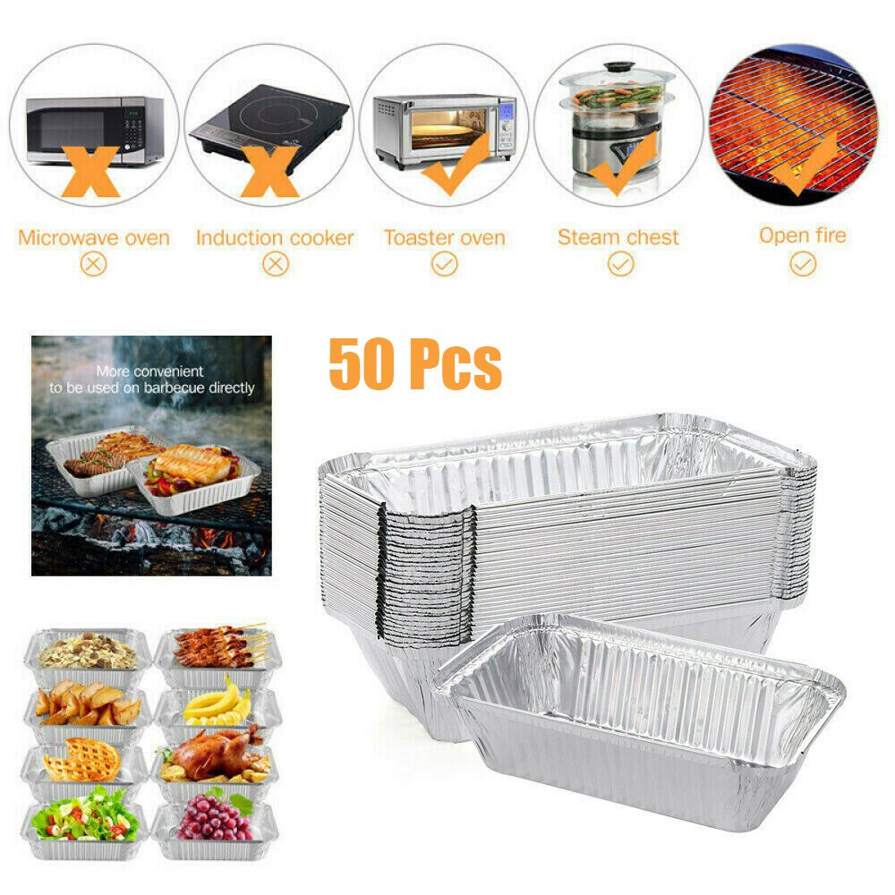 Disposable BBQ Drip Pans Alumi - Kitchen Baking Tray Organiser recensione e prezzo