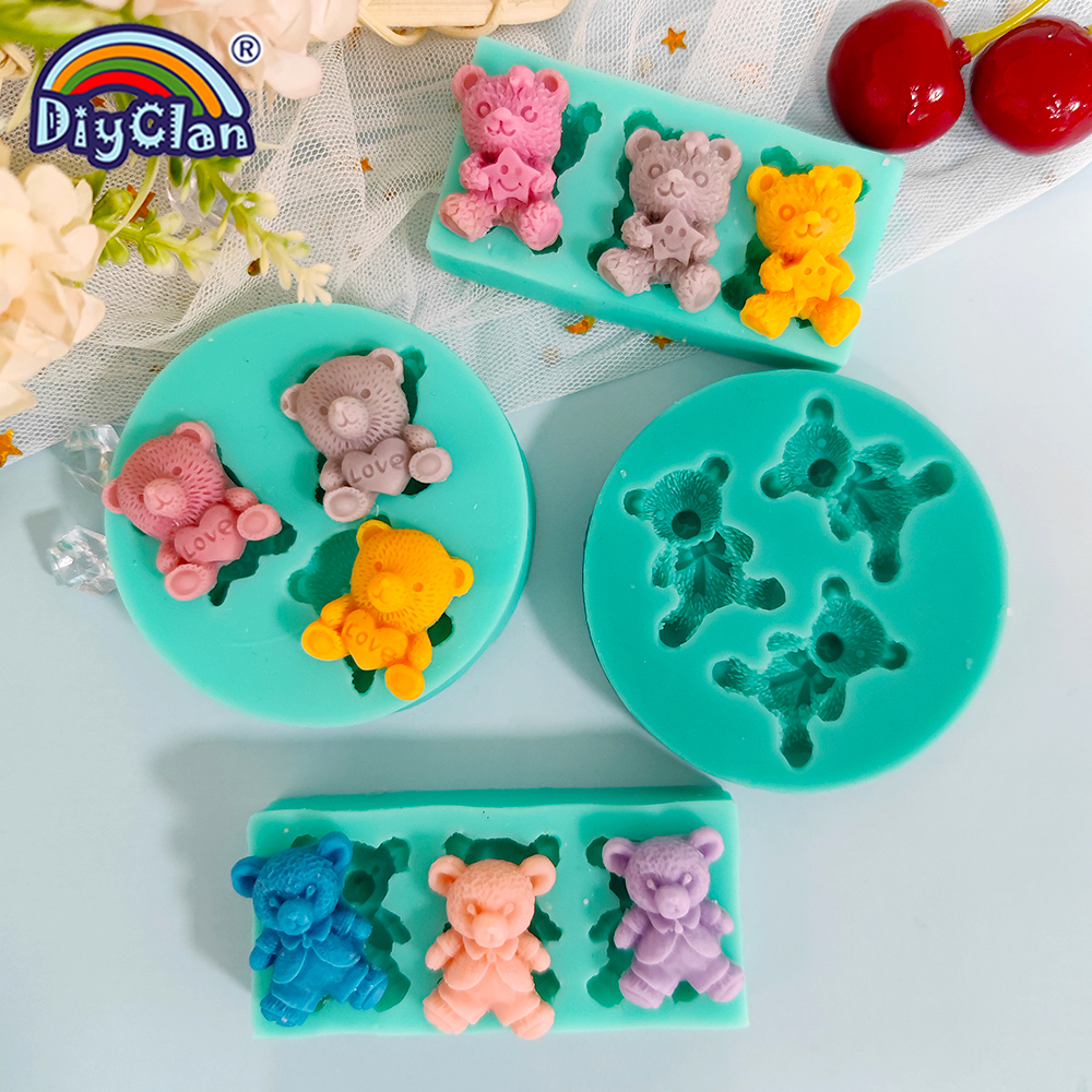 Cute Mini Bear Silicone Mold F - Mini Kitchen Baking recensione e prezzo