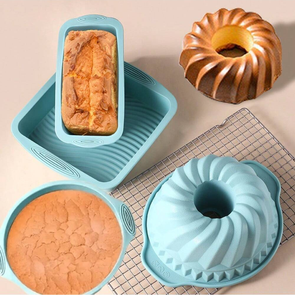 Silicone Cake Baking Mould Set - Mini Kitchen Baking recensione e prezzo