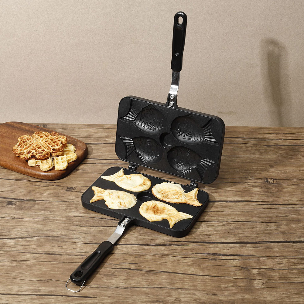 Four Fish Shaped Taiyaki Cooki - Kitchen Baking Machine recensione e prezzo