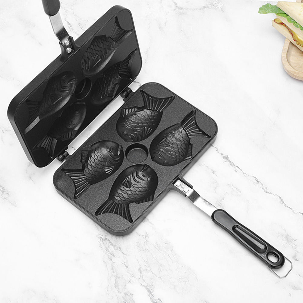 Four Fish Shaped Taiyaki Cooki - Kitchen Baking Machine recensione e prezzo
