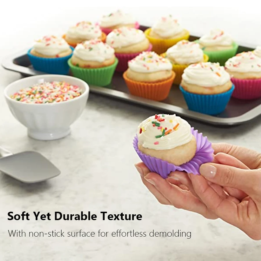 12Pcs Silicone Cup Cake Tool B - Baking Kitchen Diy recensione e prezzo