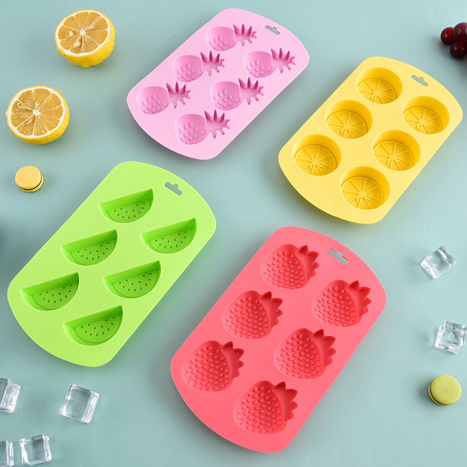 6 Cavity Fruit Shaped Silicone - Baking Kitchen Diy recensione e prezzo
