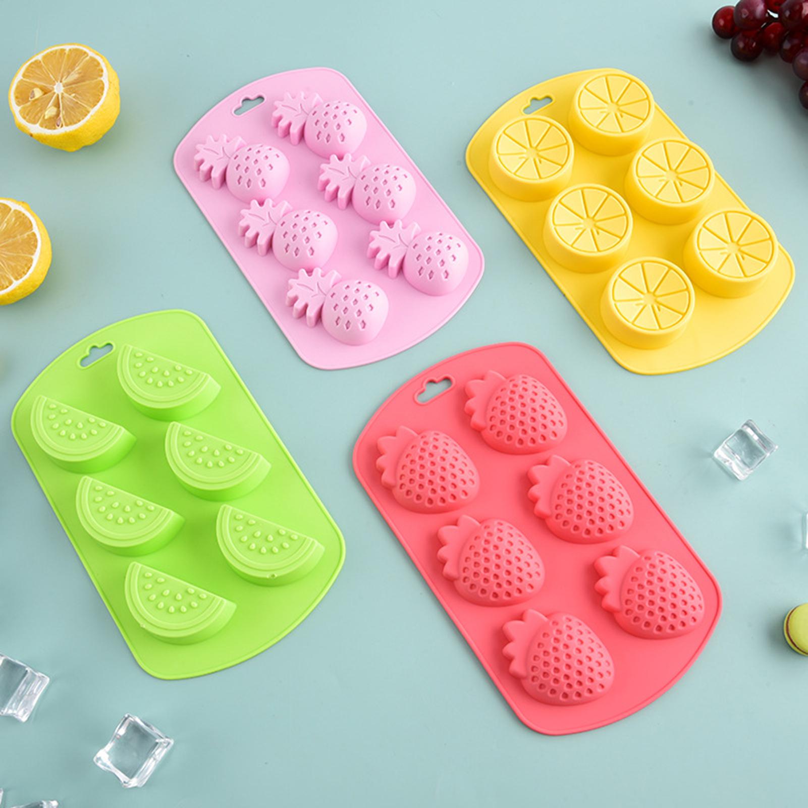 6 Cavity Fruit Shaped Silicone - Baking Kitchen Diy recensione e prezzo