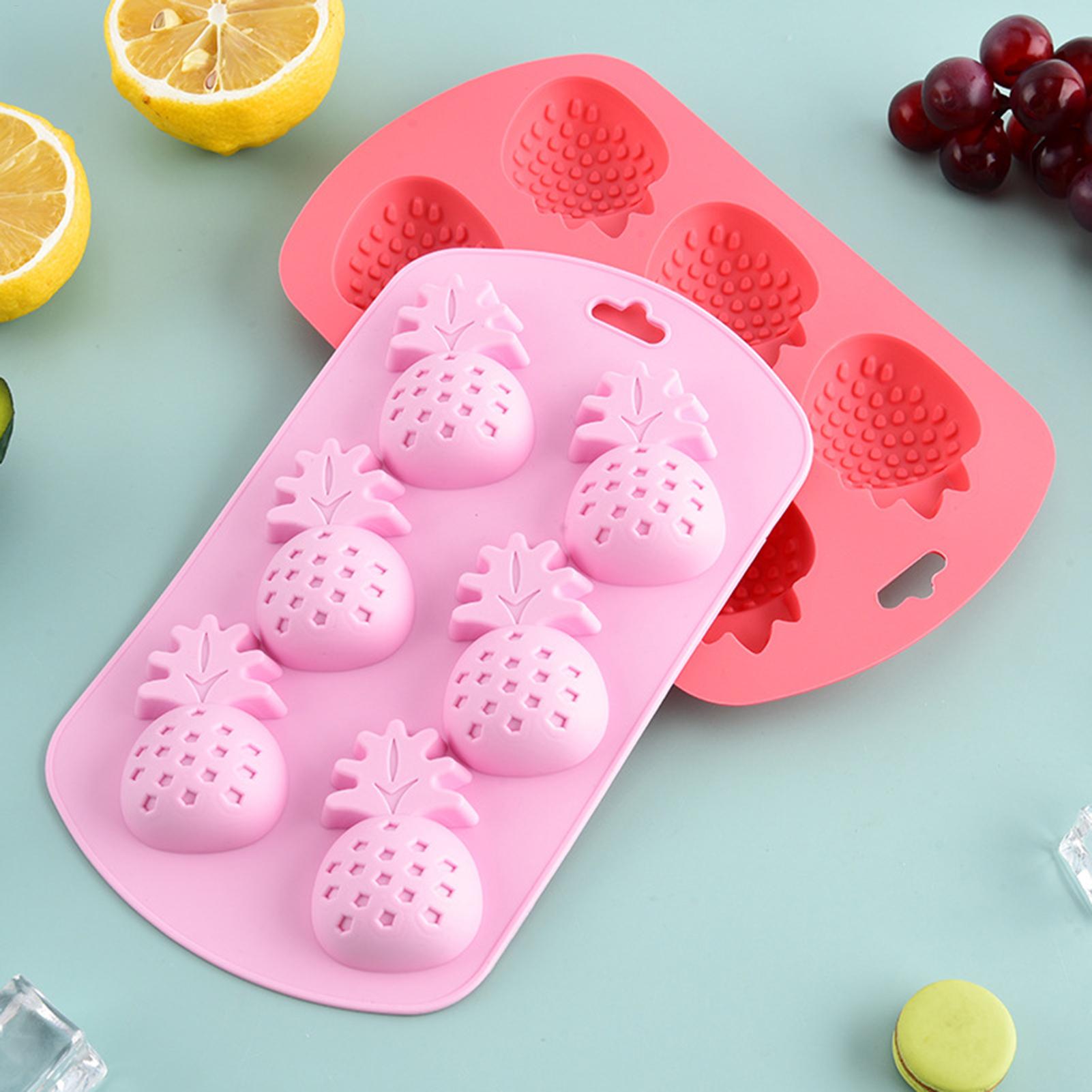 6 Cavity Fruit Shaped Silicone - Baking Kitchen Diy recensione e prezzo