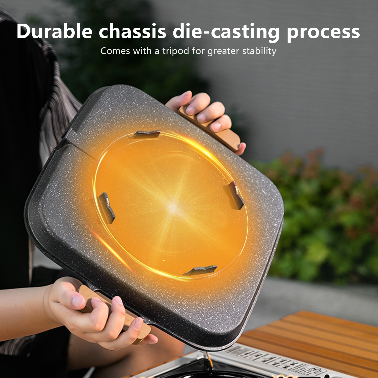 BISINNA Square BBQ Grill Pan N - Kitchen Baking Tray Organiser recensione e prezzo