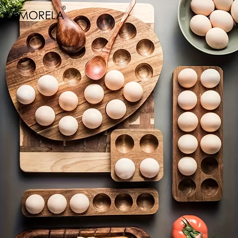 KEMORELA 1PCS Modern Wooden Eg - Kitchen Baking Tray Organiser recensione e prezzo
