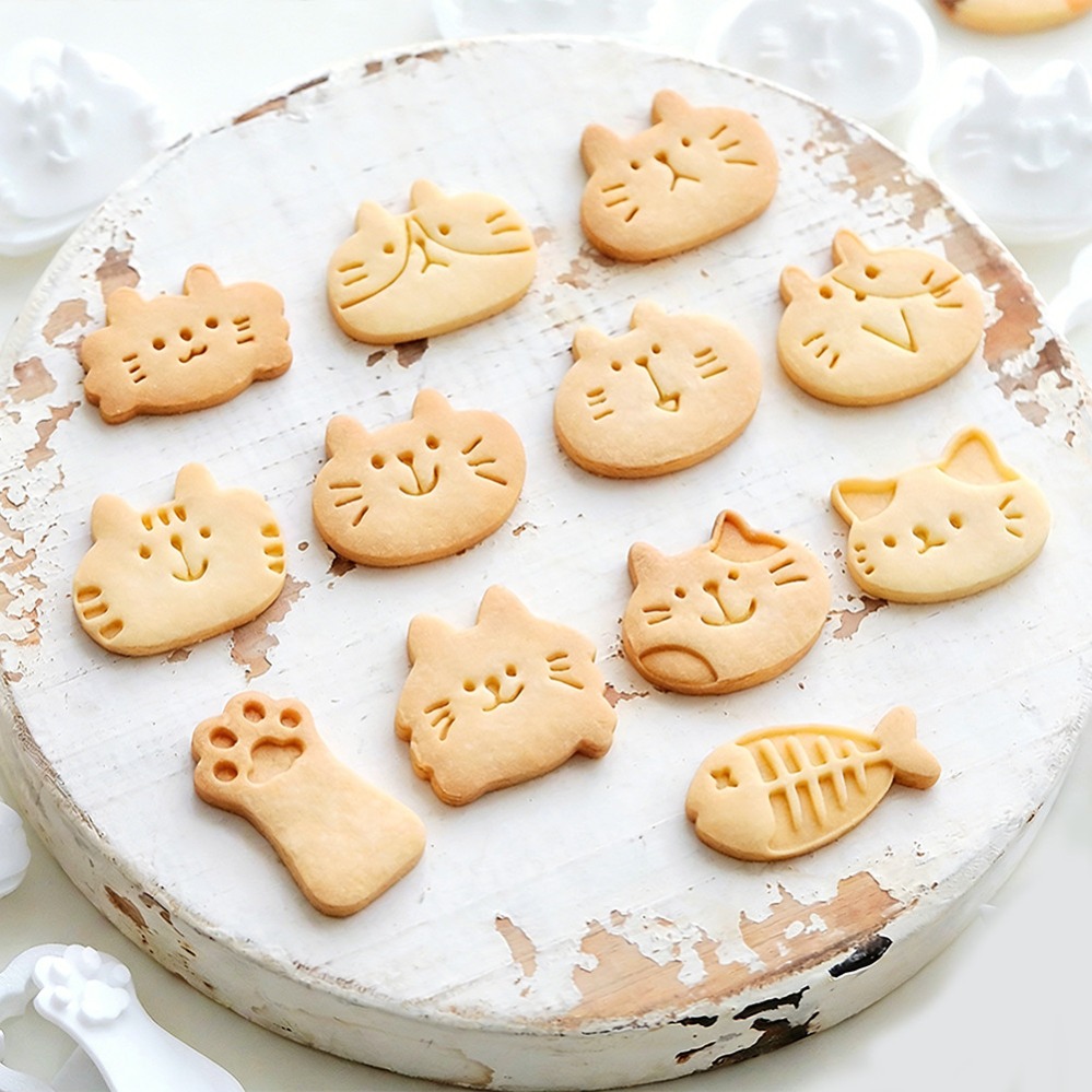Cute Kitten DIY Stamp Cookie C - Baking Kitchen Diy recensione e prezzo