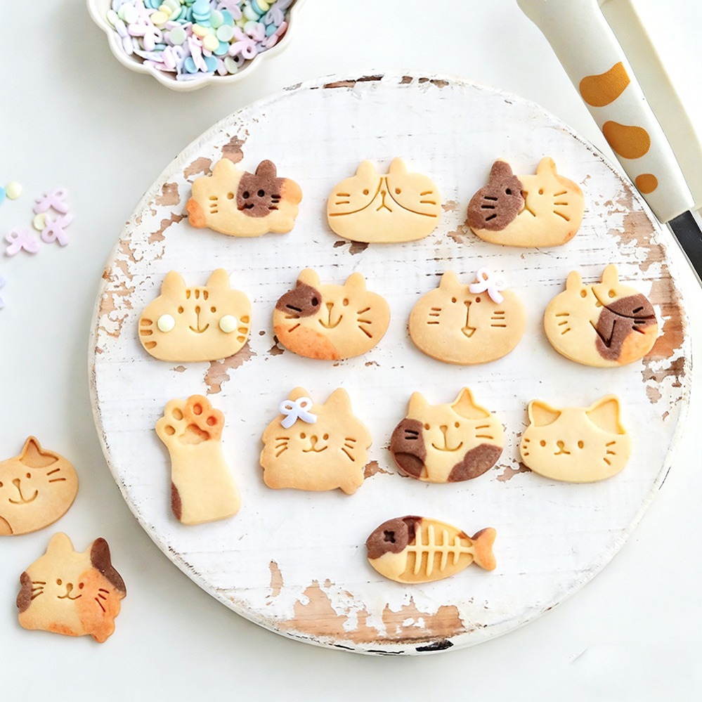 Cute Kitten DIY Stamp Cookie C - Baking Kitchen Diy recensione e prezzo