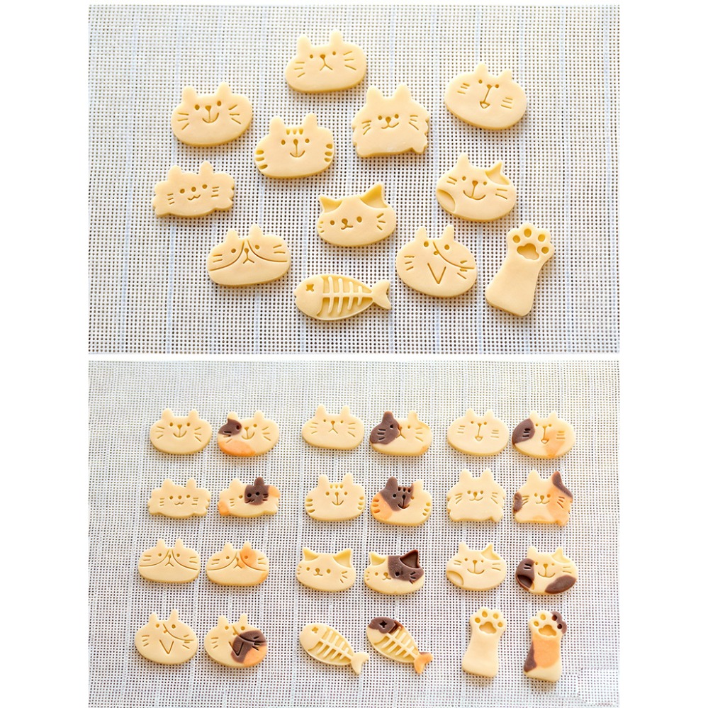 Cute Kitten DIY Stamp Cookie C - Baking Kitchen Diy recensione e prezzo