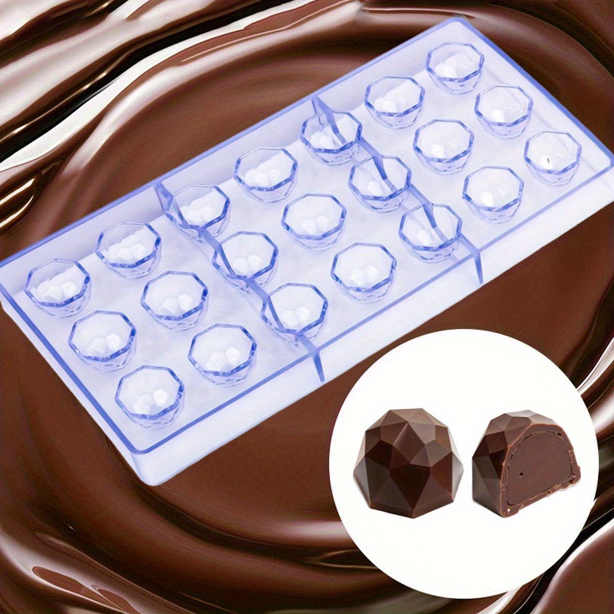 1PC 21-Hole Diamond Styles Ice - Baking Kitchen Diy recensione e prezzo