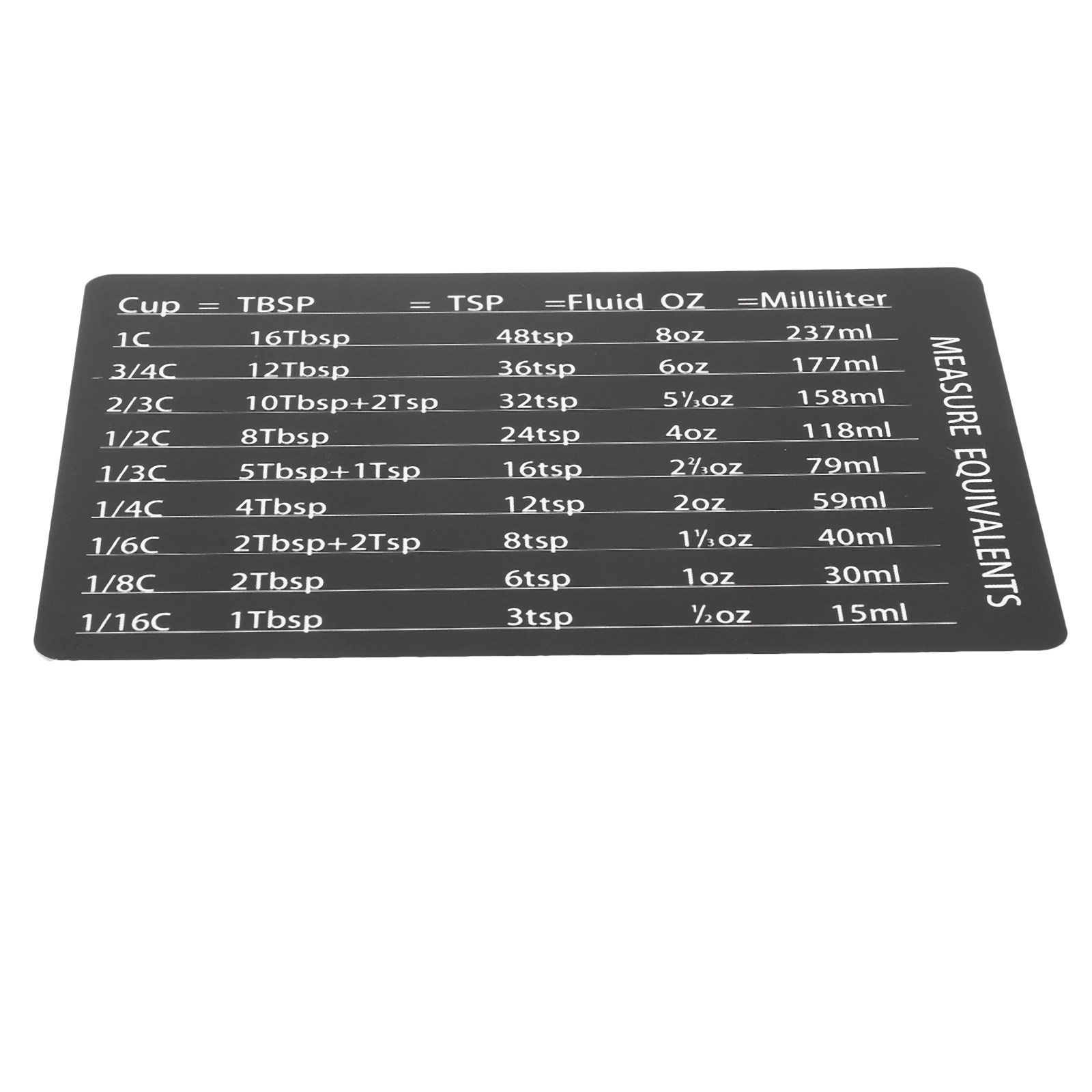 Engraved Magnetic Kitchen Conv - Kitchen Baking Conversion Chart recensione e prezzo