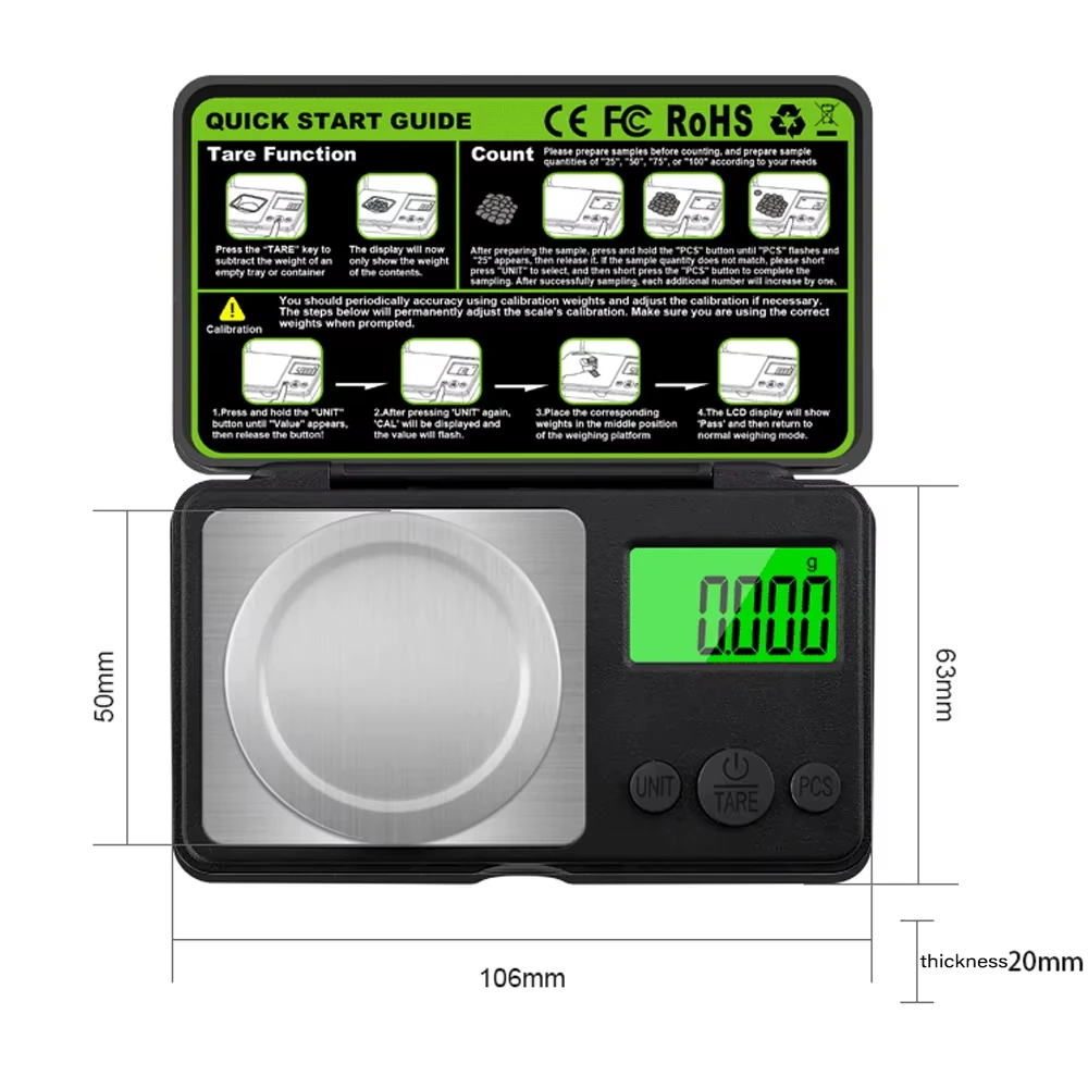 Mini Digital Scale Jewelry Mil - Mini Kitchen Baking recensione e prezzo
