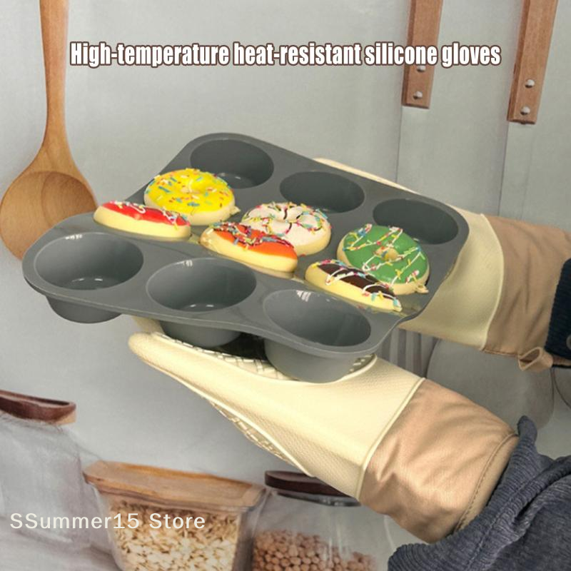 【R】Silicone Heat-insulating Gl - Kitchen Baking Gloves recensione e prezzo