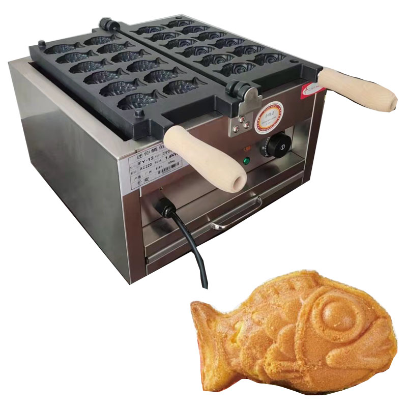 12pcs Mini Fish Shape Taiyaki  - Kitchen Baking Machine recensione e prezzo